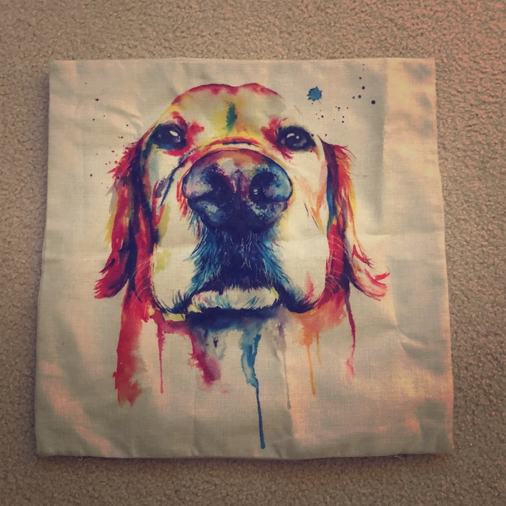 Golden Retriever Pillow Cover